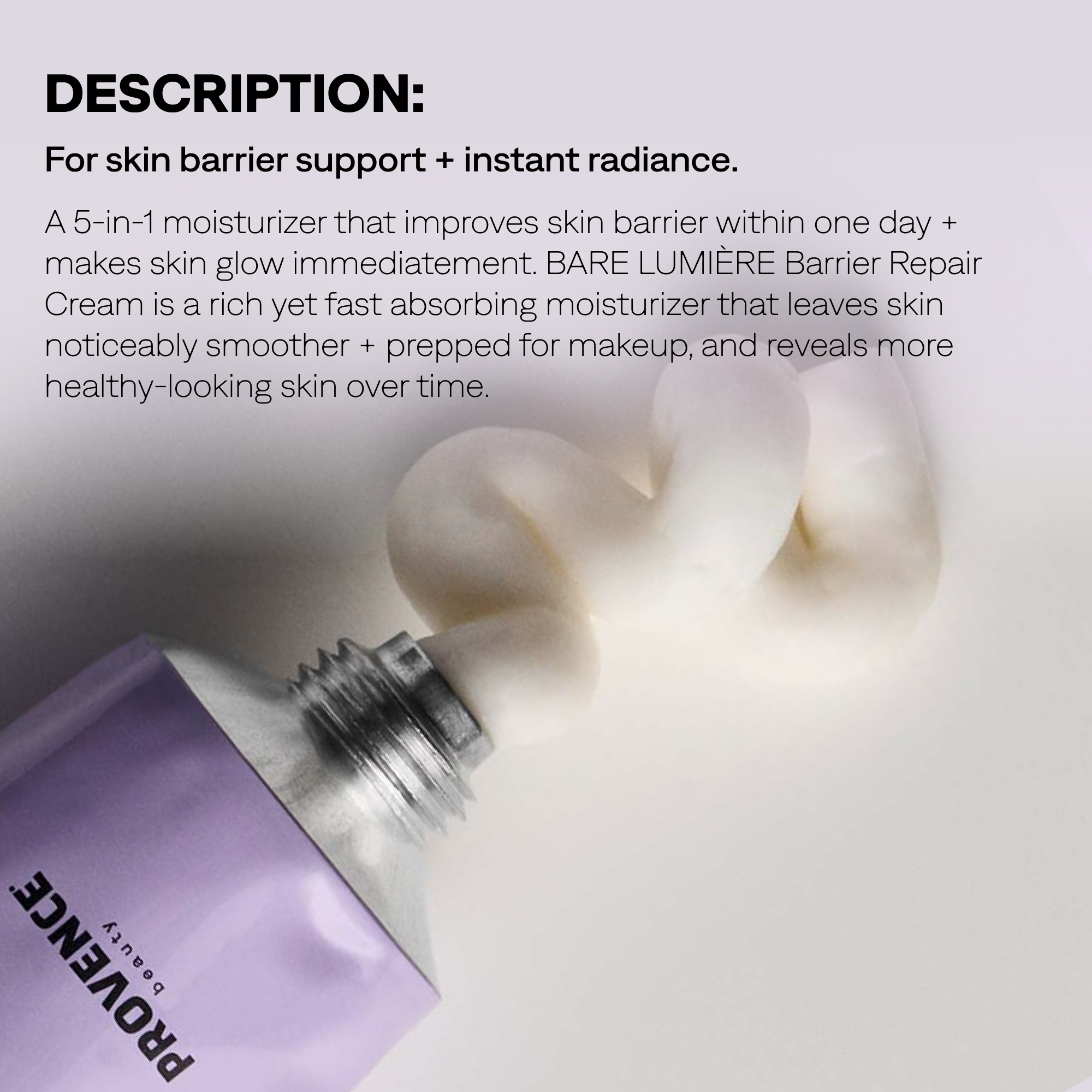 BARE LUMIÈRE Barrier Repair Cream