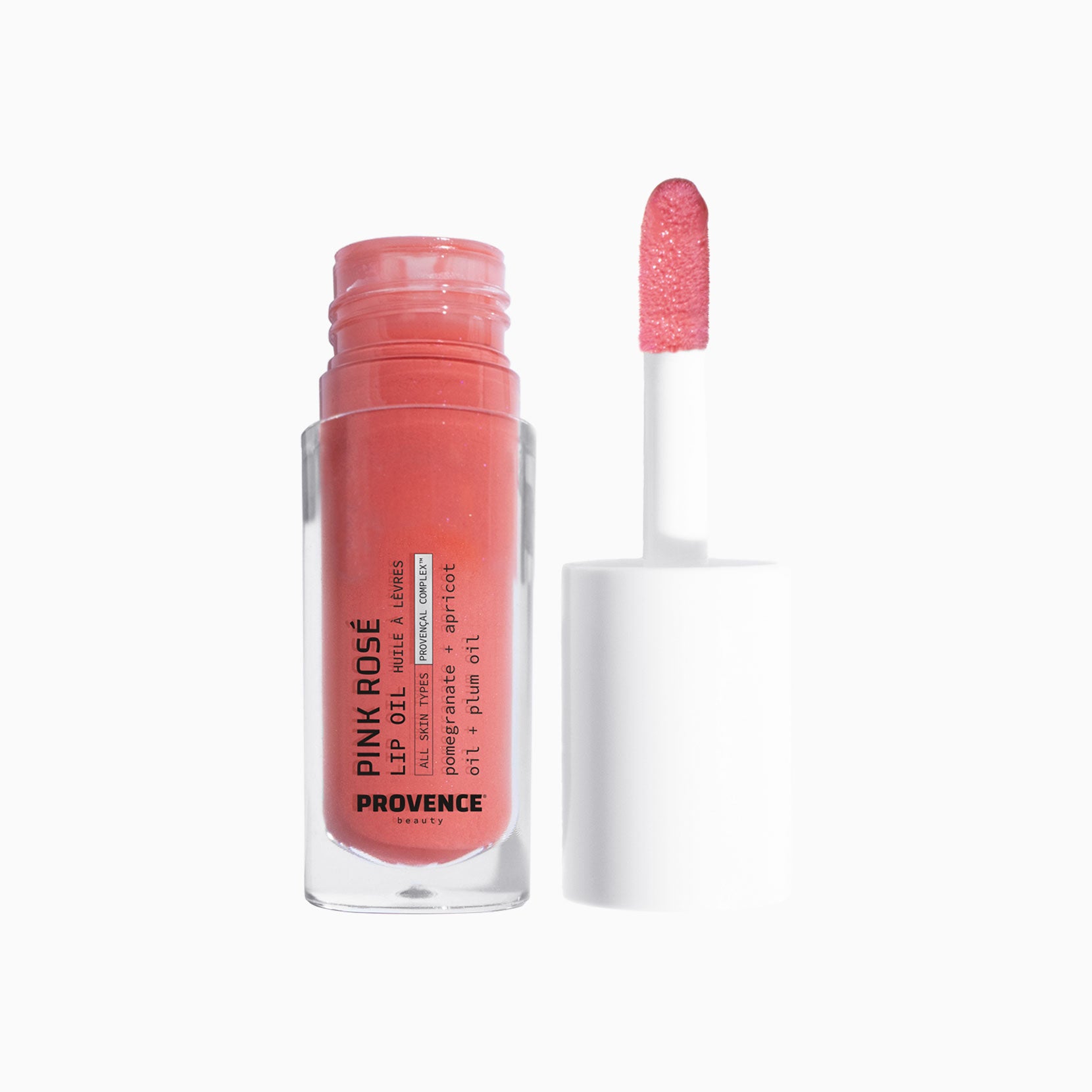 light pink lip oil