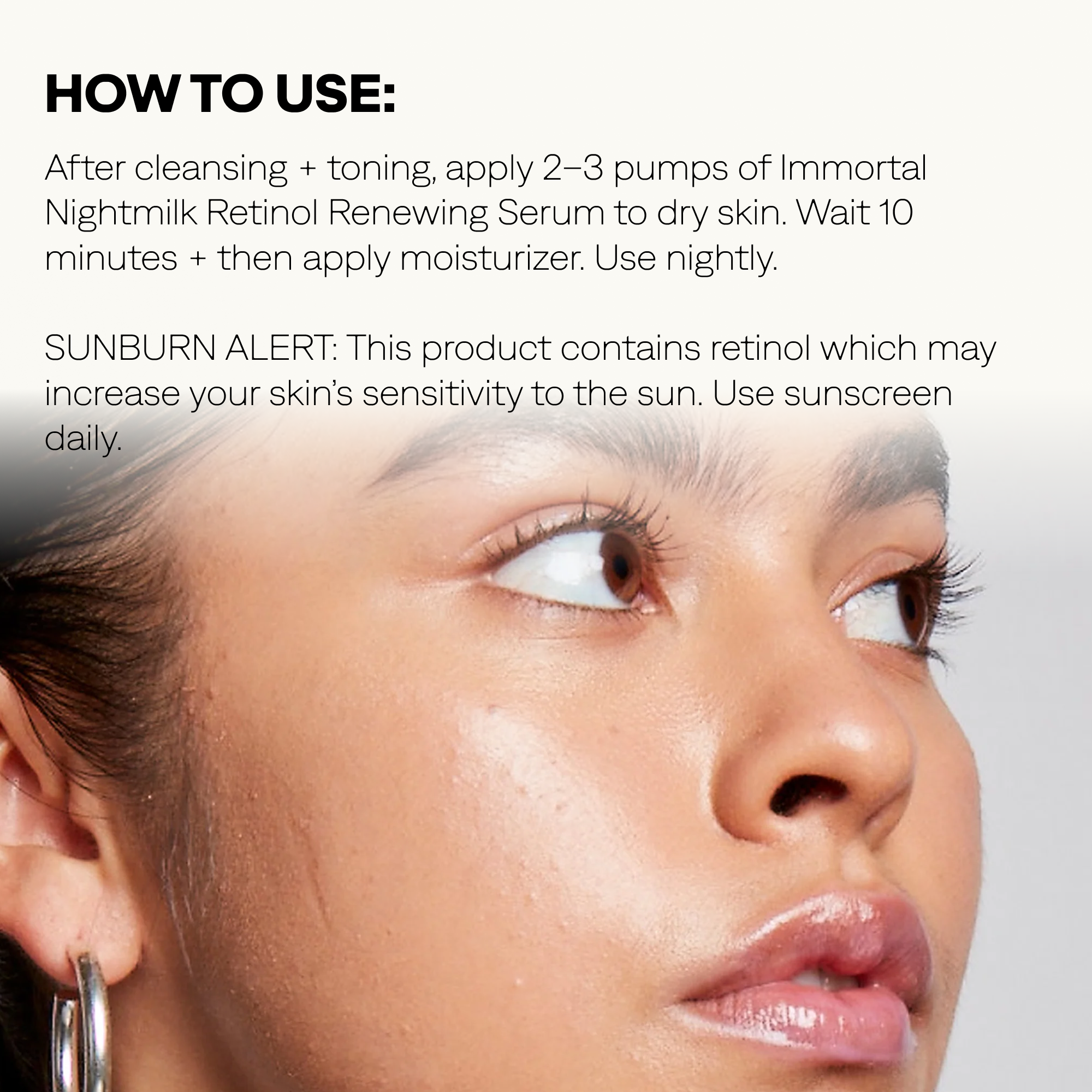 Immortal Nightmilk Retinol Renewing Serum